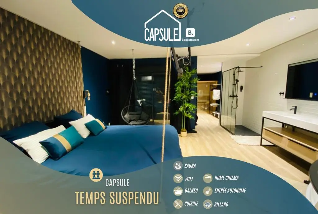 Image de l'annonce Capsule Temps suspendu - balnéo, home cinema & billard