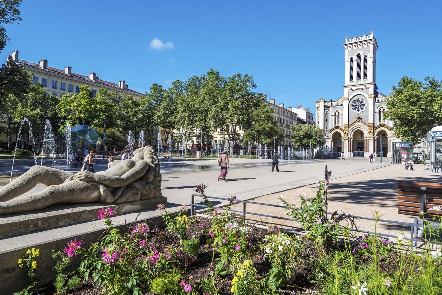 Place Jean Jaures à Saint-Étienne